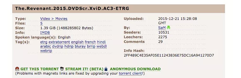 Pirate Bay'de torrent indirmeden izleme devri