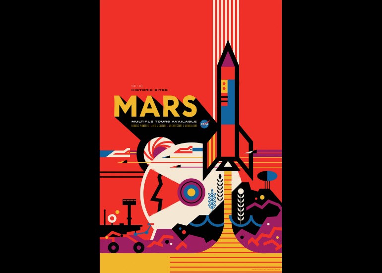 NASA'dan uzay turizmi posterleri!