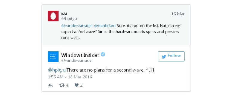 İkinci Windows 10 Mobile 