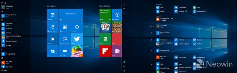 Yeni Başlat Menüsü'nü nasıl buldunuz?