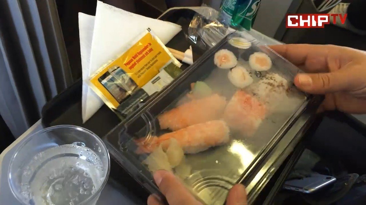 Uçuşta konfor için yiyecek seçimi