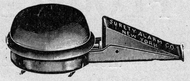 1906 yılının dahice tasarlanmış hırsız alarmı!