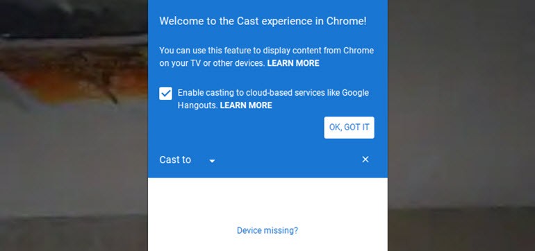 Chromecast özellikleri Chrome'a geliyor!