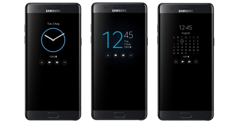 Galaxy Note 7'de Always On Display sürprizi!