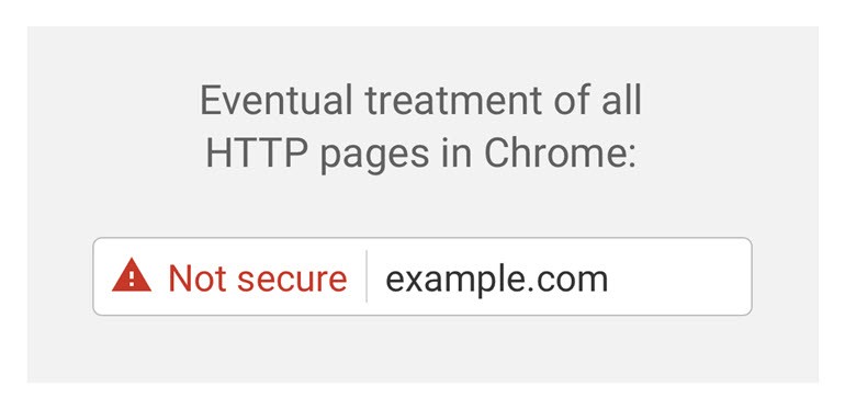 Chrome'dan güvensiz sitelere 