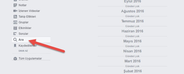 Facebook Arama Geçmişi Silme Rehberi 2016