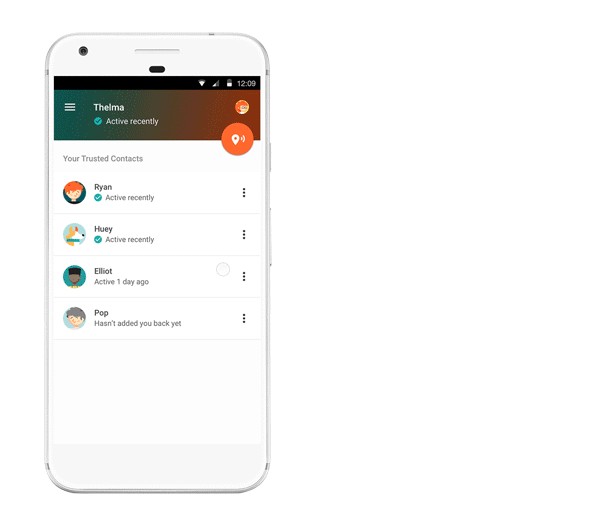 Google'dan Yeni Uygulama: Trusted Contacts!