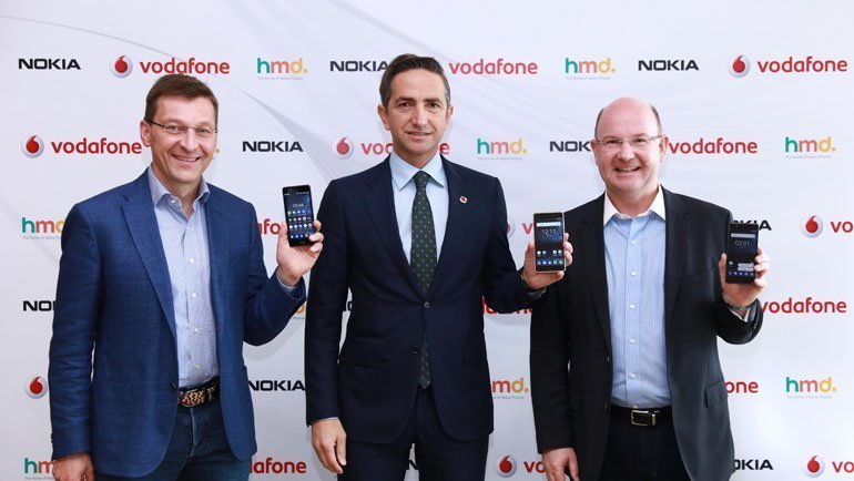 Nokia Akıllı Telefonlar Vodafone'da Satışa Çıkıyor