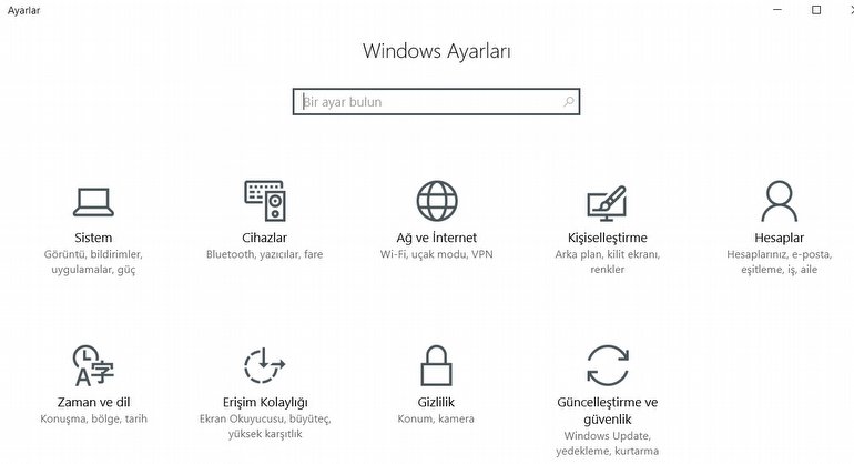 Windows 10'da Yerel Hesap Oluşturma Adımları