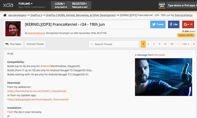 4. Custom Kernel yükleyin