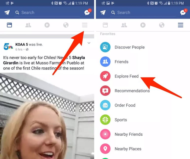 Facebook'un Gizli Haber Kaynağına Göz Atın!