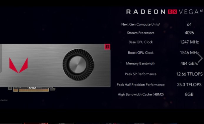 İşte Radeon RX Vega kart ailesi ve tüm özellikleri: