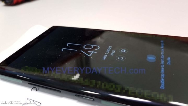 Galaxy Note 8'den Gerçek Fotoğraflar Sızdı!