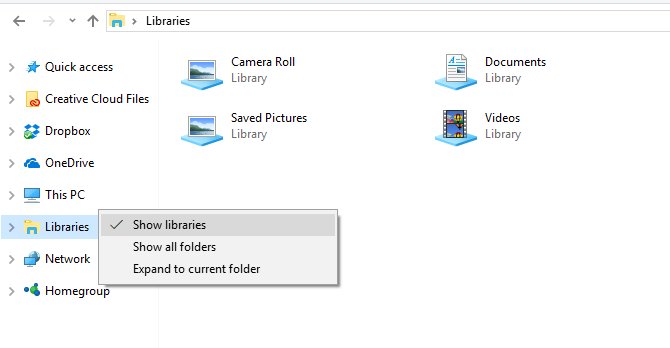 3. Dosya Gezgini Kitaplıkları
