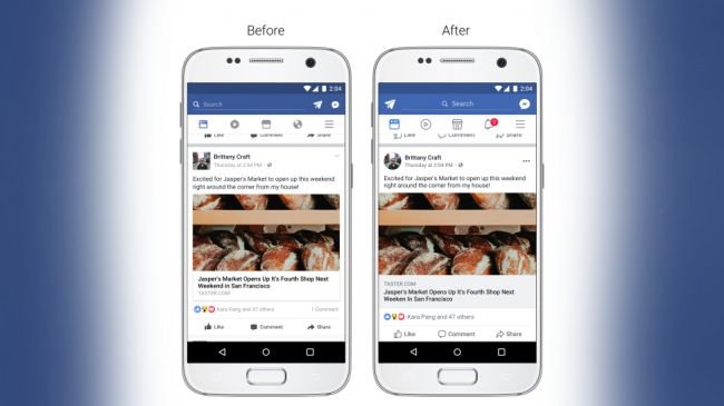 Facebook, Haber Kaynağı Görünümünü Yeniliyor
