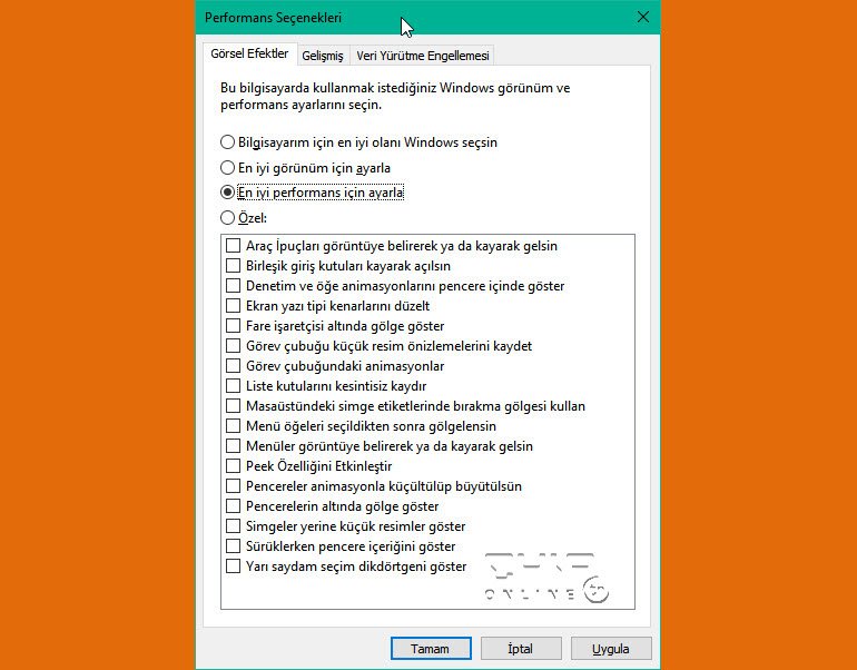 Windows 10'u Tek Bir Ayarla Hızlandırın!