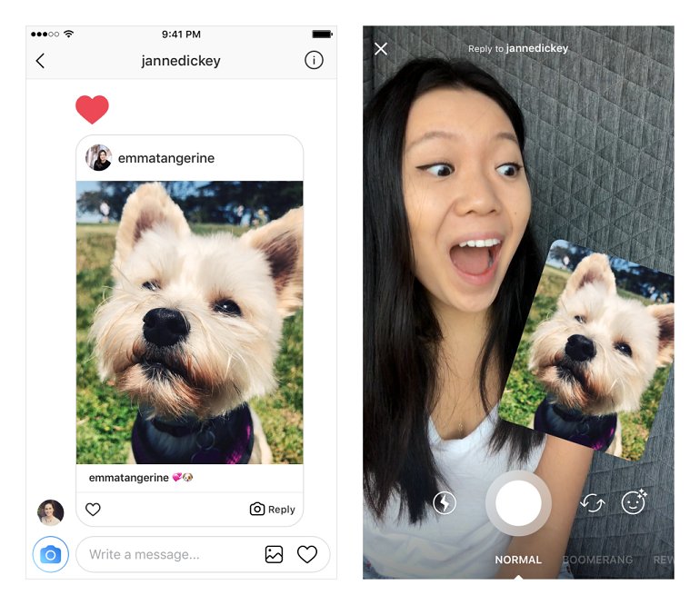 Instagram Mesajlarına Resim ve Videolar ile Cevap Verin