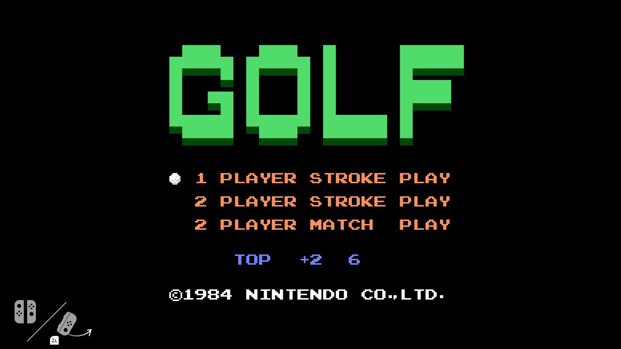 Nintendo Switch, NES Golf'ü Saklıyor!