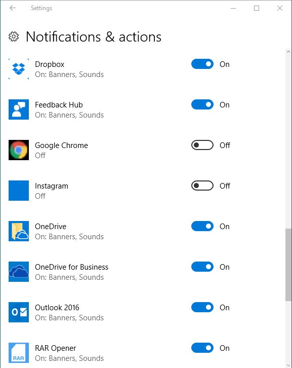 Windows 10'da Kapayacağınız Bildirimleri Seçin!