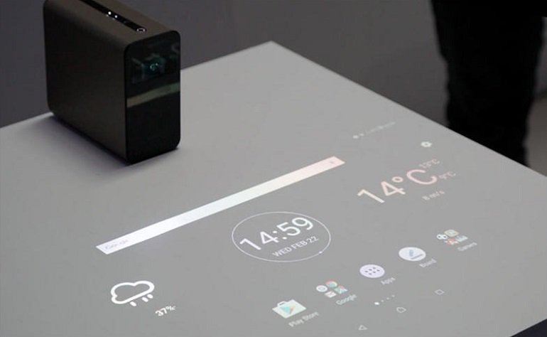 Sony Xperia Touch, Duvarınızı Dokunmatik Yapacak