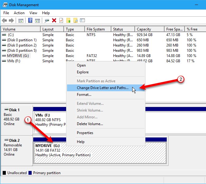 3. Tüm Sabit Diski Disk Yönetimi ile Gizleyin