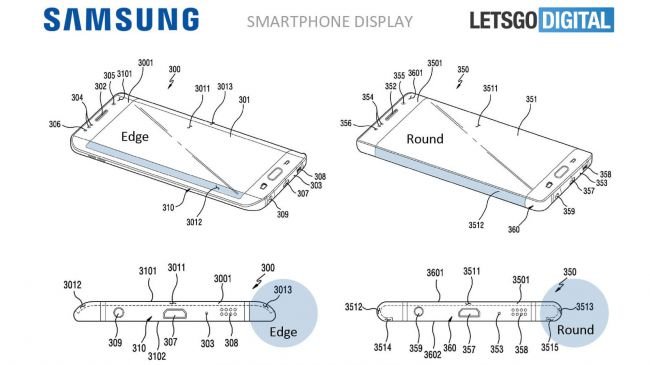 Samsung, Tam Kavisli Ekranı Hayal Ediyor!