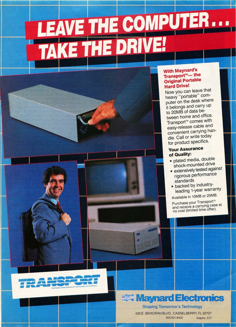 1985'in 20MB'lık Taşınabilir Hard Diski!
