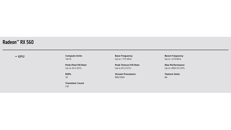 AMD, Radeon RX 560 Üzerinde Değişiklik Yaptı