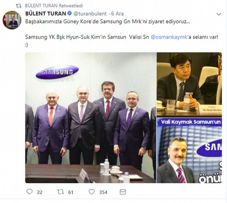 Samsung'dan Samsun'a Selam Geldi