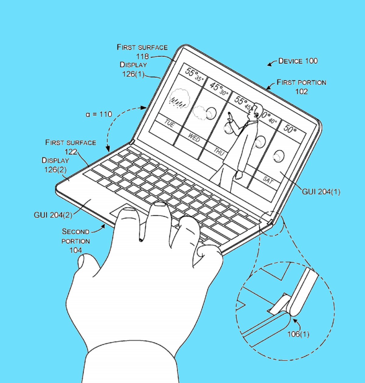 Yeni Patent, Katlanabilir Surface Olabilir!