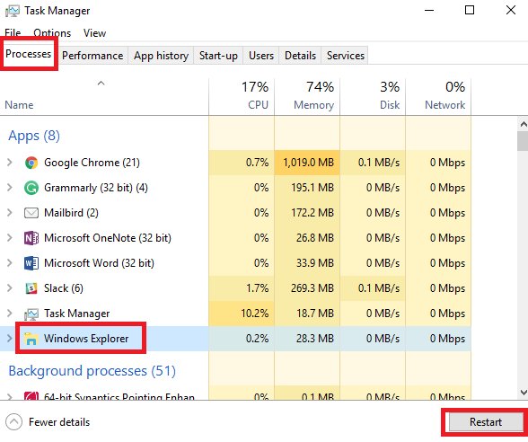 Windows Explorer Çakılırsa Ne Yapılmalı?