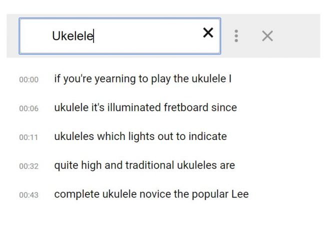 YouTube Videoları İçerisinde Arama Yapın!