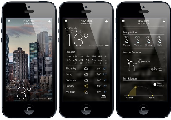 4. Yahoo! Weather