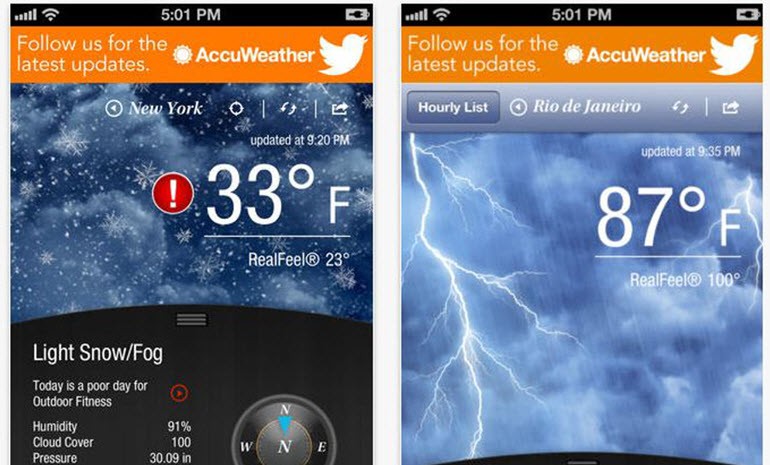 1. AccuWeather
