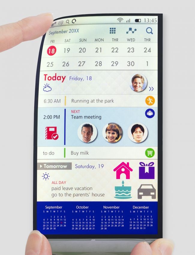 Bir Sonraki Yenilik Bükülebilen Ekranlar Olabilir!