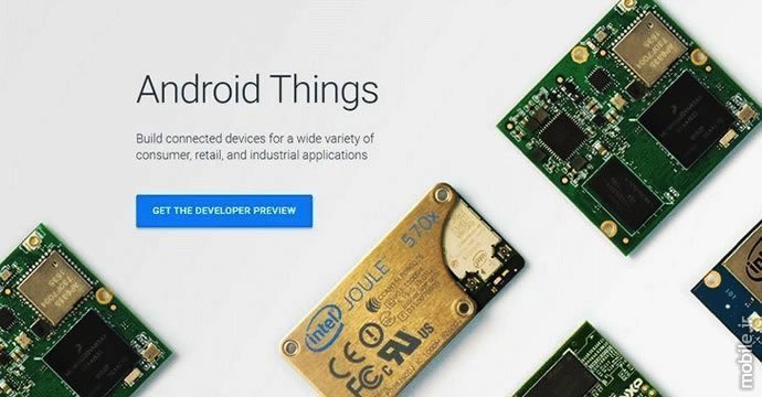 IOT cihazları için Android Things desteği geliyor
