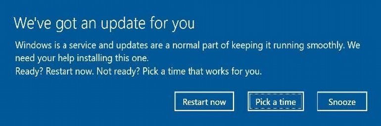 Windows Update İçin Yeni Erteleme Seçenekleri Yolda!