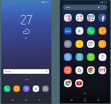 Galaxy S8'in Launcher'ı ve Simgeleri de Göründü!