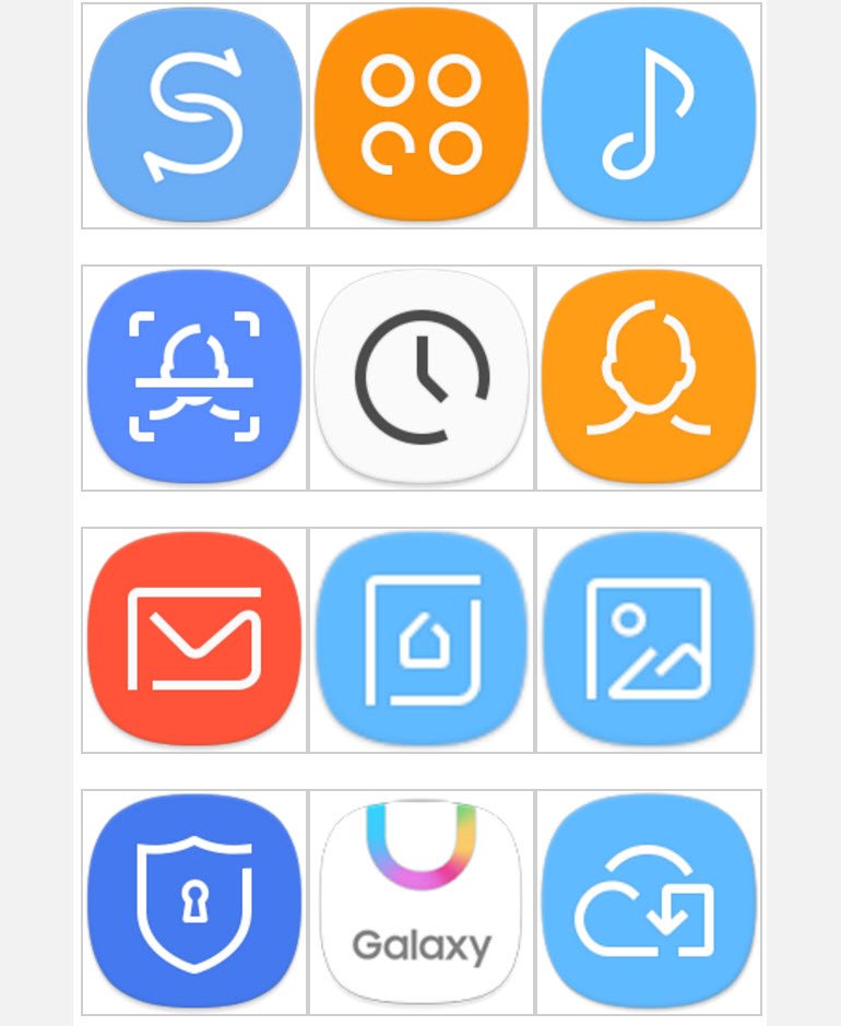 Galaxy S8'in Launcher'ı ve Simgeleri de Göründü!