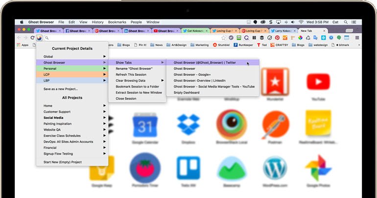 2. Ghost Browser (Windows, Mac)