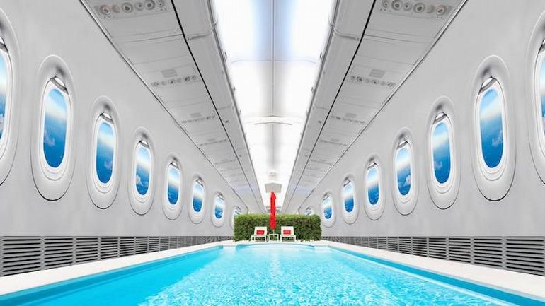 Emirates'in Havuzlu Uçağı
