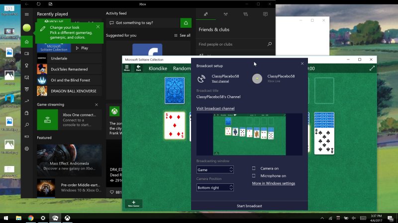 Xbox Uygulamasından Canlı Yayın