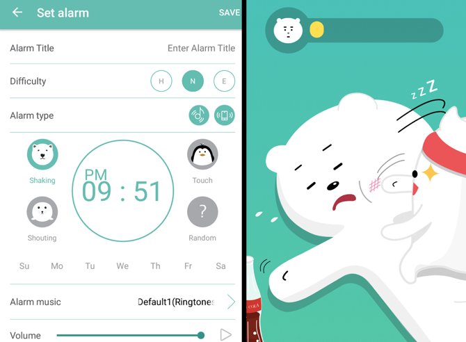 4. Shake-It Alarm (Android)