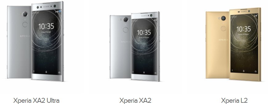 Sony Xperia XA2, Xperia XA2 Ultra ve L2 tanıtıldı!