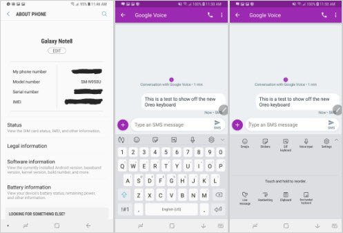 Galaxy Note 8, Oreo'yla Böyle Görünecek