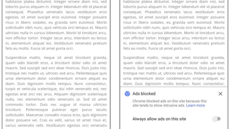 Chrome'un Reklam Engelleme İşlevi Böyle Çalışacak
