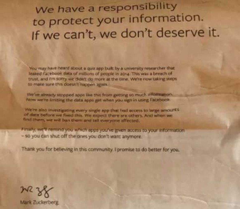 Zuckerberg'den Beklenen Özür Geldi