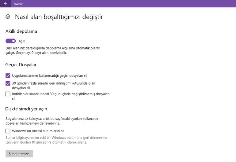 İndirmeler Klasörünü Otomatik Temizleyin