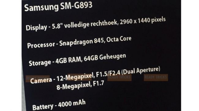 Samsung Galaxy S9 Active özellikleri sızdı