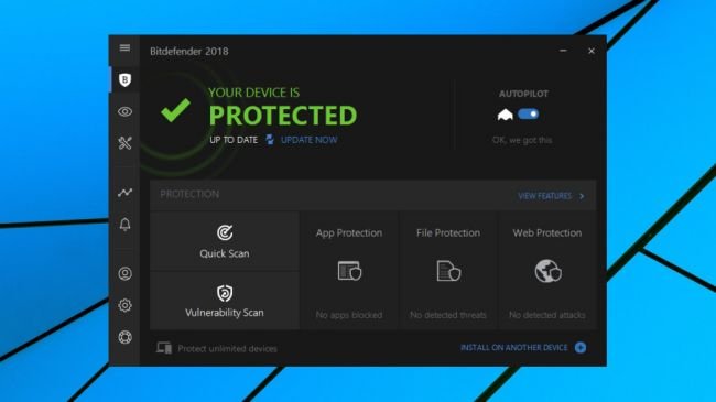 2. BitDefender Antivirus Plus 2018